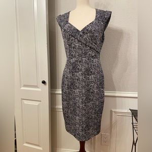 White House Black Market Pixel Patterned Sheath Dress Size 8